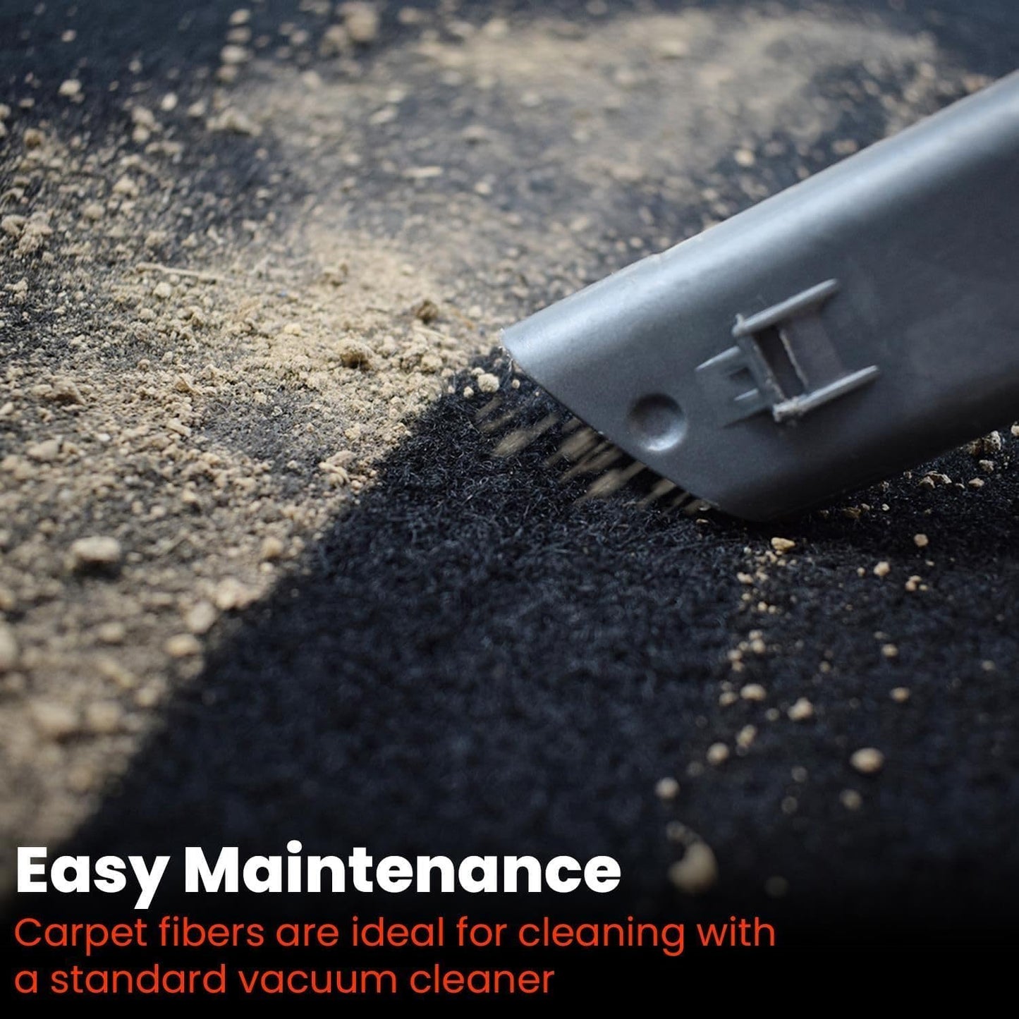 PCM - Car Floor Mats for Universal Car or Van Tailored Heavy Duty Car Floor Mats 4PC Set Non Slip Carpet (RED EDGING)