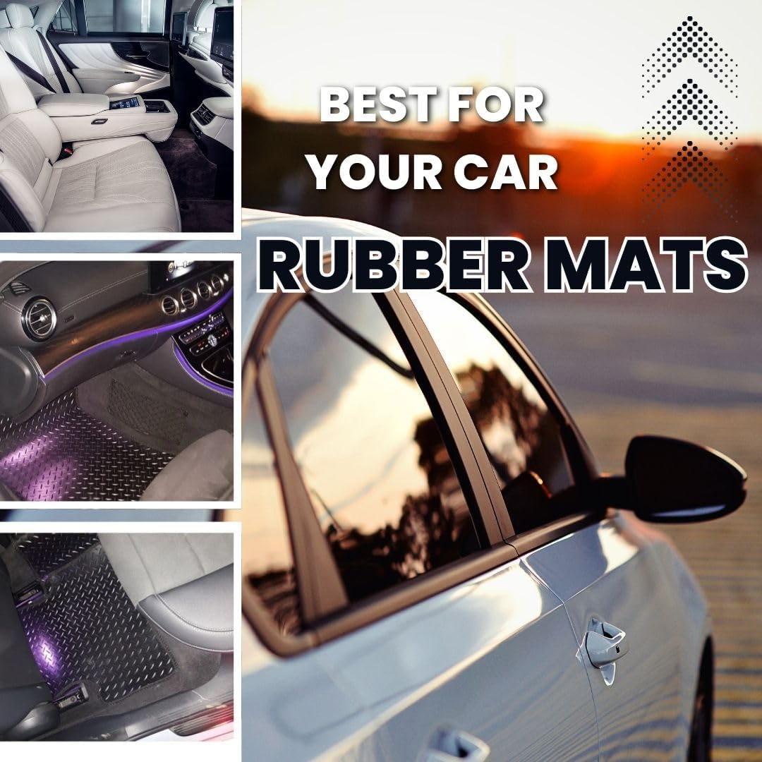 PCM - Fits AUDI A3 & S3 5 Door Sept 2015-2020 -  4 pcs Floor Mat Set with 8 Clips
