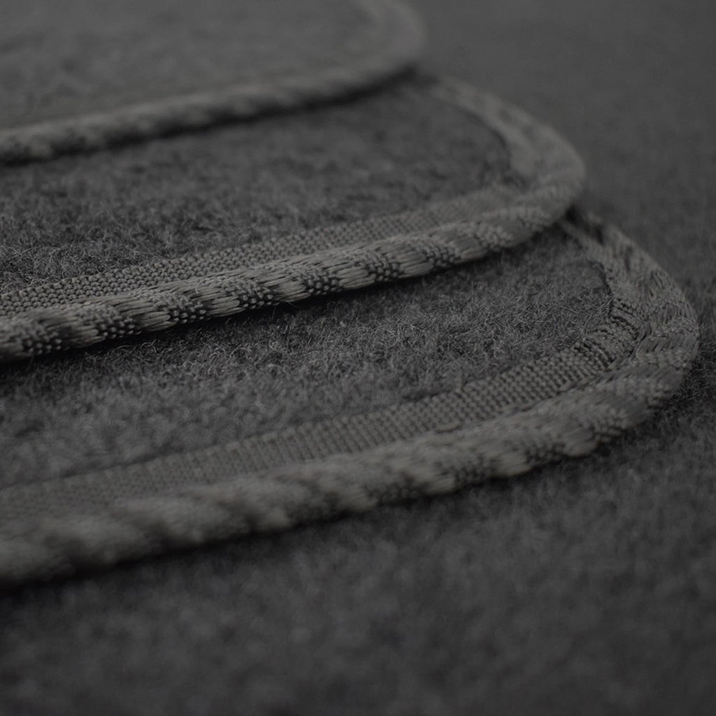 PCM - Black Car Mats Universal Van Floor Mats for Ford, Kia All models - 4PC Set