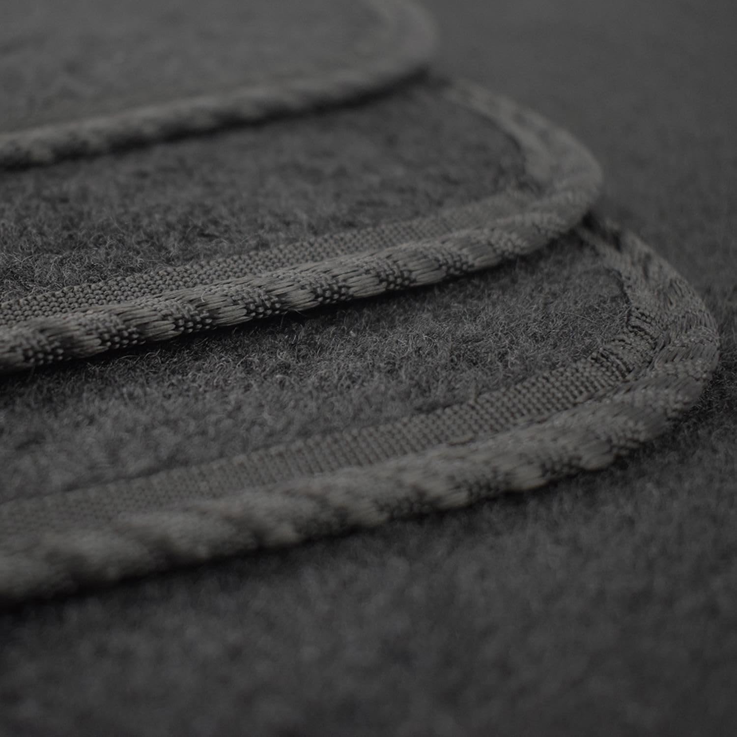 PCM - Black Car Mats Universal Van Floor Mats for Ford, Kia All models - 4PC Set