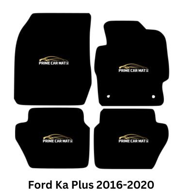 Fits Ford KA+ Plus Floor Mats 2016 - 2020 Black Carpet Car Mats