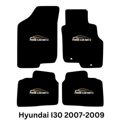 Tailored For HYUNDAI I30 (2007-2009) - Premium Black Car Floor Mats 4pc Set