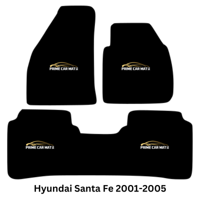 Tailored Carpet Car Mat compatible with Hyundai Santa Fe 2001-2005