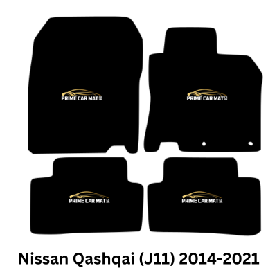 Fits Nissan Qashqai J11 2014-2021 Fully Tailored Carpet Car Floor Mats Black 4pc