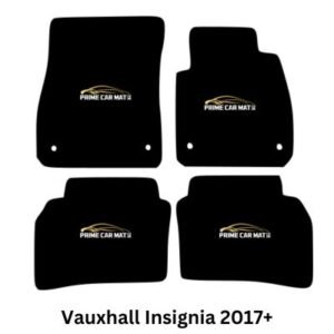 FITS VAUXHALL INSIGNIA 2017 & ONWARDS TAILORED BLACK CARPET CAR FLOOR MATS SET