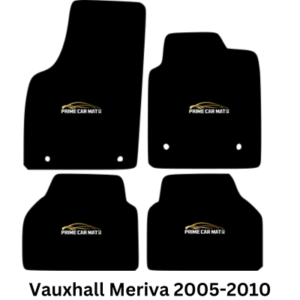 Vauxhall Meriva (2005-2010) Fully Tailored Car Floor Mats BLACK CARPET + CLIPS