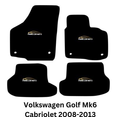 Fits Vw Golf 2008-2013 Mk6 Fully Tailored Carpet Car Floor Mats Black 4pc