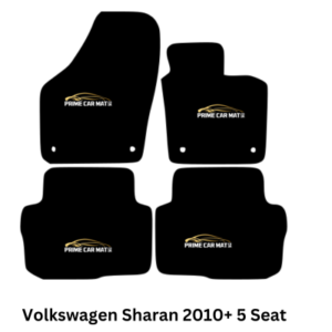 Fits VW Sharan 2010-Onwards Fully Tailored Car Floor Mats Black Carpet / Rubber